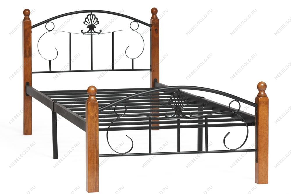 Кровать РУМБА Черный, Коричневый 90х200 | изображение 3