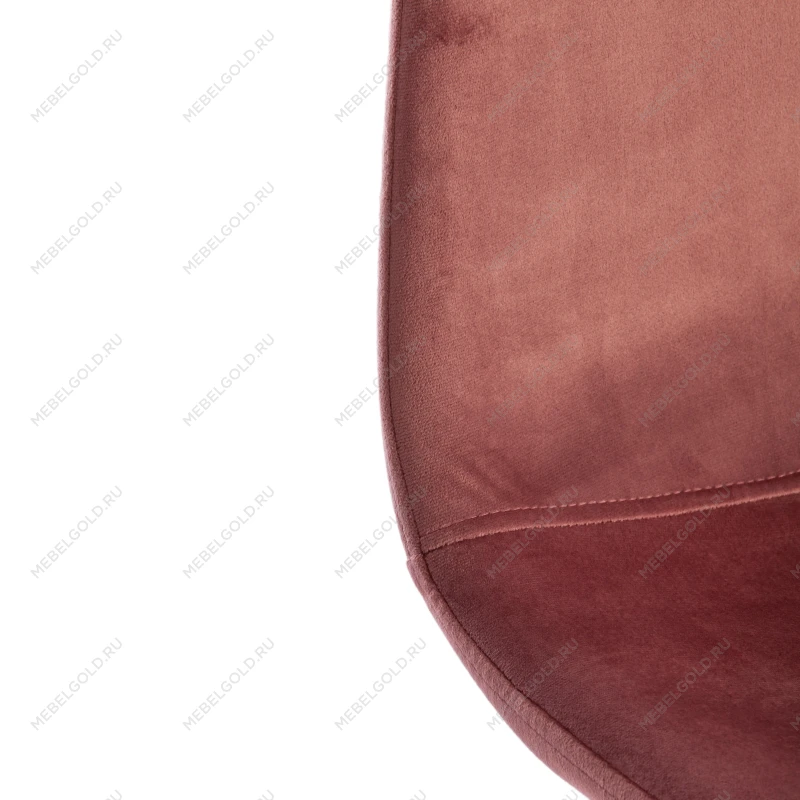 Стул BREEZE (mod. 4724)/1 шт. в упаковке, вельвет/металл, 44 х 53 х 87 см, Coral (коралловый) HLR44 / белый | изображение 7