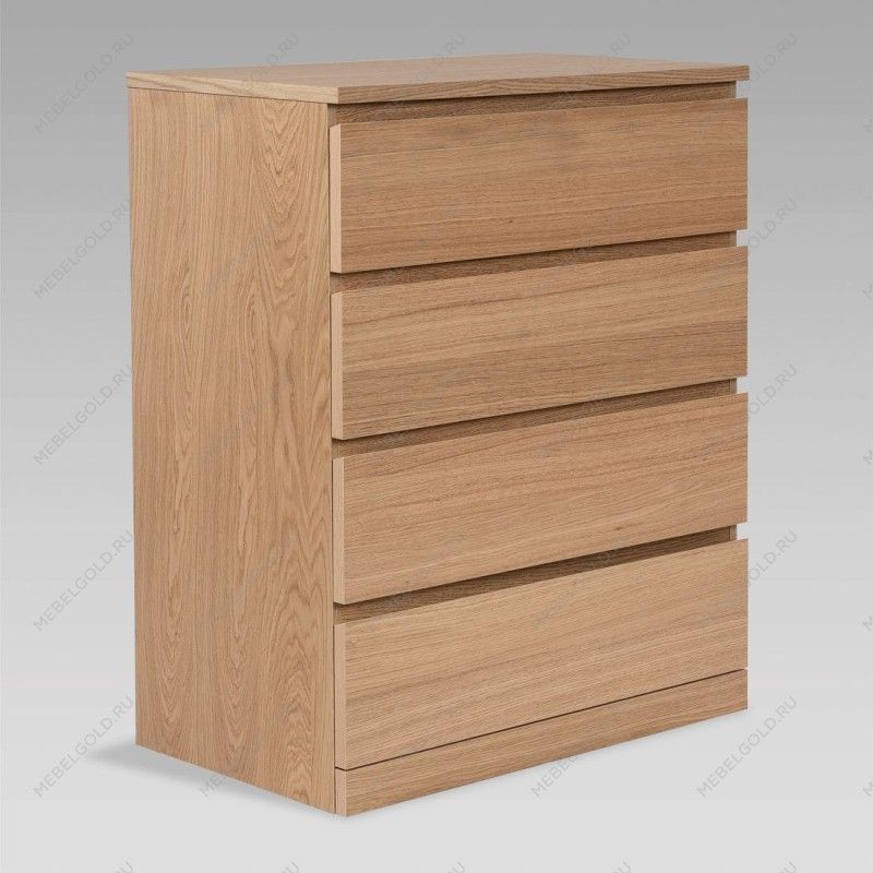 Варма Прайм 4 комод 80x100x48 шпон дуб беленый