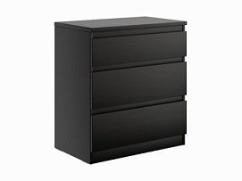 м. Марьина Роща - КАСТОР (KULLEN) комод ИКЕА / IKEA 3 ящика Дуб Венге