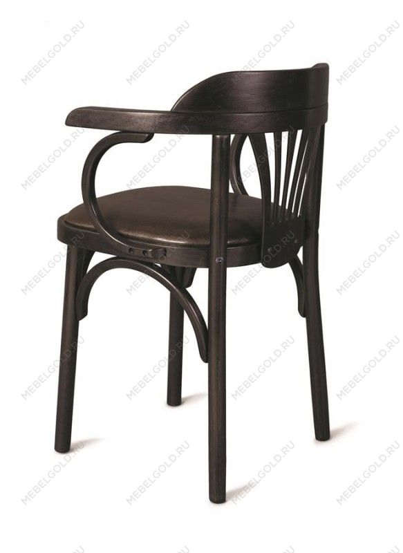 Стул Венский Михаэль мягкий (венге, экокожа коричневая) | изображение 4