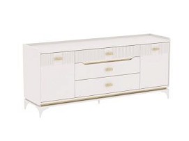 Комод широкий, Сиде (1800*447*786) Белый, 12905