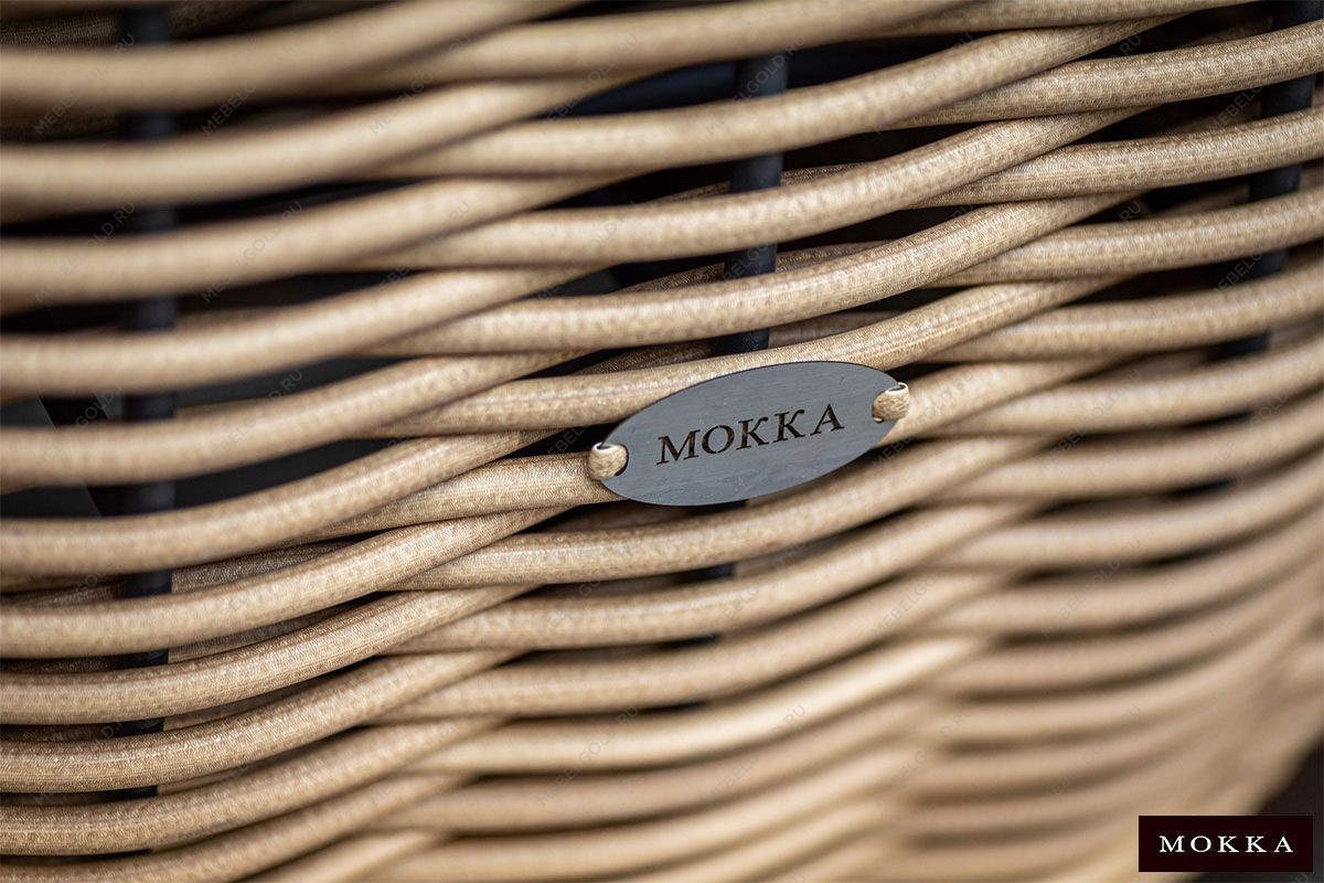Комплект плетеной мебели МОККА MAJORCA, соломенный | изображение 4