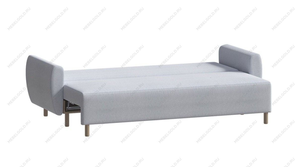 Диван-кровать Тулисия пастельно-голубой, ткань рогожка | изображение 1