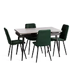 Стул обеденный Asti, TREND, велюр, Deep Forest (изумруд), 47х54х86 см | изображение 9