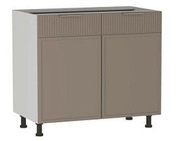 Стол 2-х дверный С-90, Берта (900*528*820) Мокко, 25110