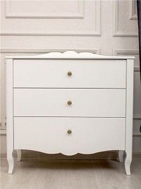 Комод Версаль 3 ящика (белый)