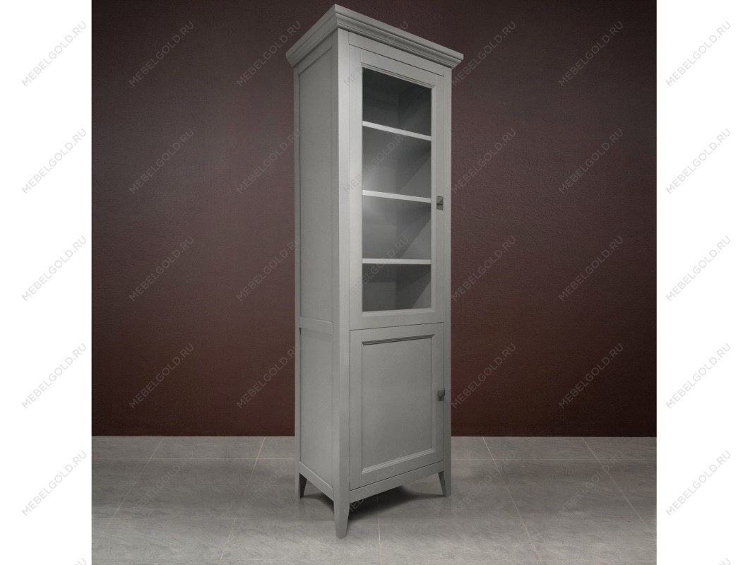 Библиотека 1 дверная левая Manhattan (Серый) | изображение 1