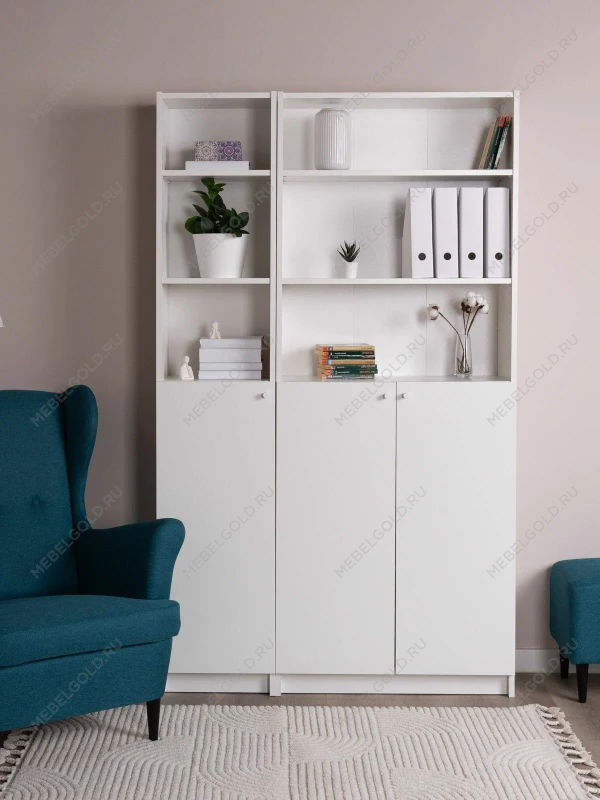 Стеллаж Варма Стэнд 39х198х28, белый | изображение 8