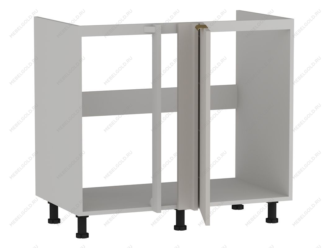 Стол под мойку угловой СМУ-100, Монза (900*554*820) Экокожа Бежевый, 23113 | изображение 1