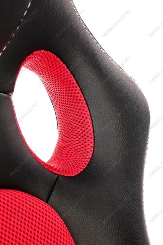 Кресло компьютерное Halmar BERKEL (черный/красный) | изображение 9