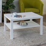 ЛАКК / ЭНКЕЛЬ Журнальный стол ИКЕА / IKEA 82, тамбурат, цвет белый | изображение 4