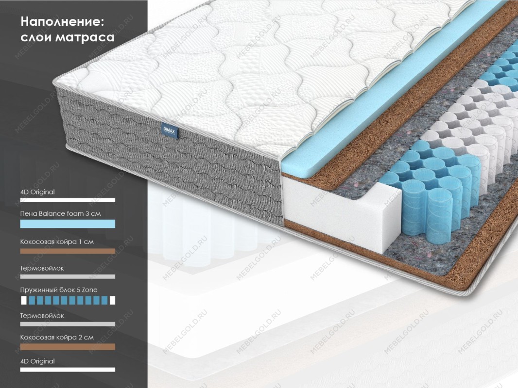 Матрас ОК Лайт хард 180х190 | изображение 1