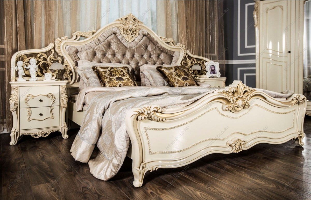 м. Римская - Кровать Джоконда 160х200 см крем глянец | изображение 4