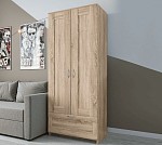 БРИМНЭС / СИРИУС Шкаф ИКЕА / IKEA для одежды 2 двери и 1 ящик сонома | изображение 4