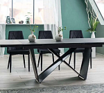 Стул кухонный SIGNAL TRIX B VELVET (черный/черный мат) | изображение 4