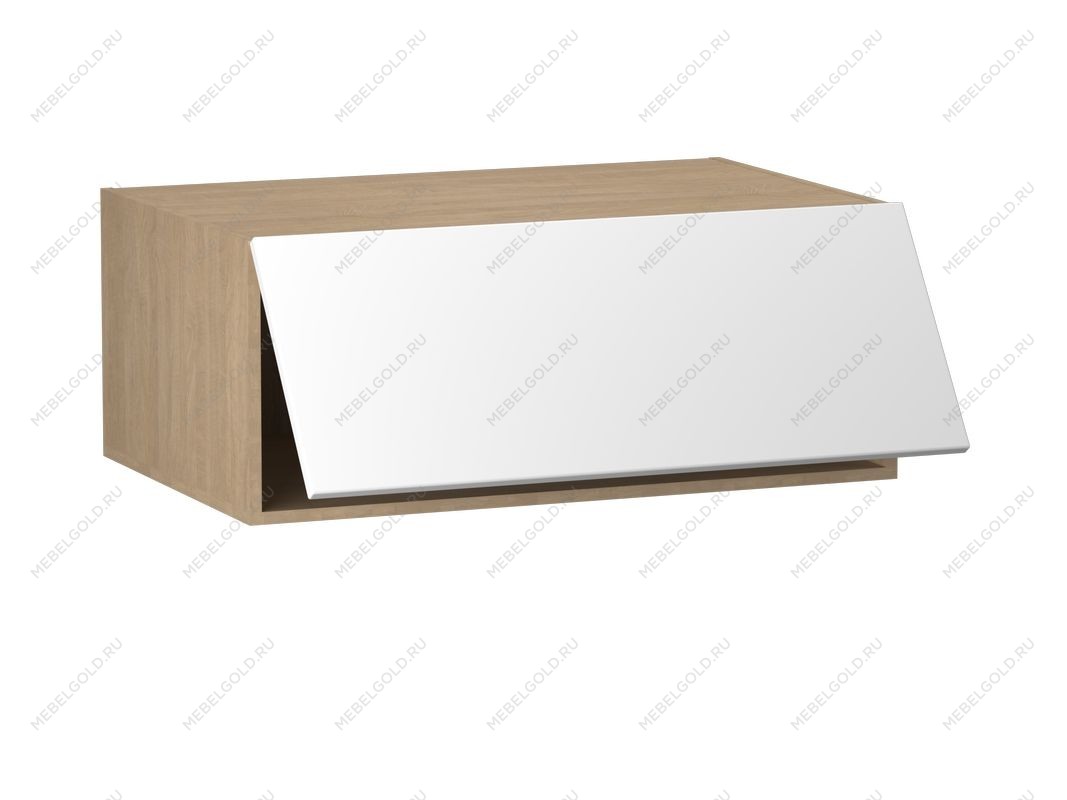 Шкаф АГ-90, Женева (900*586*360) Дуб Палермо/Белый матовый, 22431 | изображение 1