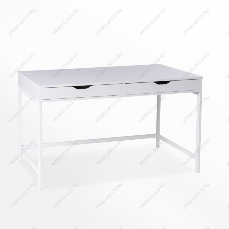 ИНГАР Д 132 стол письменный 132x58x76, белый