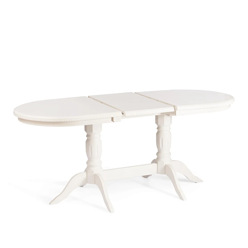 Стол COPPOLA, бук, мдф, 140+40x80x77см, Ivory white | изображение 4