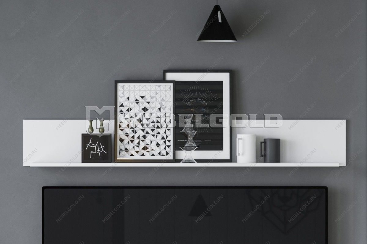 Полка Ева (Хельга) POL160 белый | изображение 1