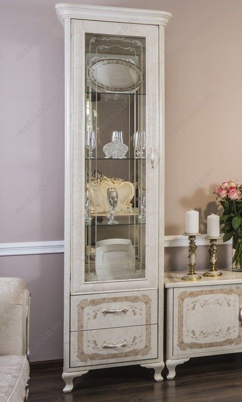 Витрина Патрисия 1-ств крем корень глянец | изображение 1