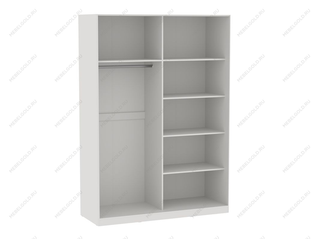 Шкаф купе с комбинированными дверями, Аврора (1624*604*2304) Дуб Мария/Кашемир | изображение 1