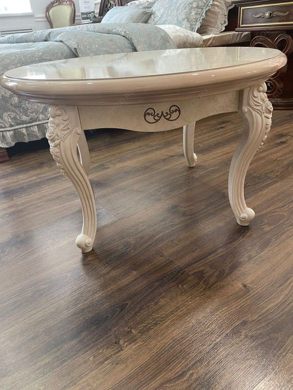 Столик круглый Патрисия крем корень глянец | изображение 10