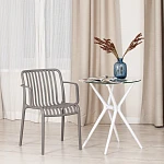 Кресло LANCASTER (mod. 38-1)/1 шт. в упаковке, пластик, 55.5 х 58 х 80 см, Grey (Cерый) 34630 | изображение 8