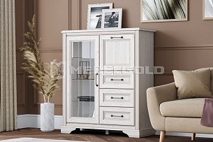 Тумба Стилиус KOM1W1B3S с подсветкой (Лиственница сибирская)