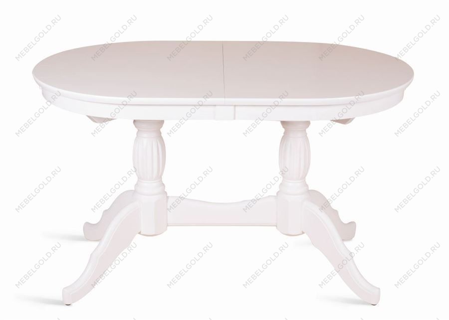 Стол обеденный Лилия-1300 (белая эмаль)