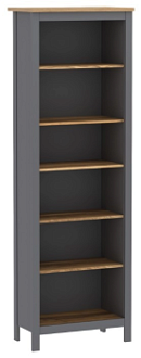 САГА стеллаж 70 серый/ясень