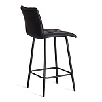 Полубарный стул Bari/Бари, экокожа, черный, 42х55х99 см | изображение 2