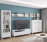 Шкаф-витрина Ева (Хельга) REG1W1S/65 с подсветкой белый | изображение 6