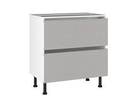 Стол с ящиками СЯ-(2)-80, Виста (800*523*870) Экокожа Бежевый, 26415