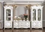Витрина Флоренция 2-ств. белый глянец | изображение 2