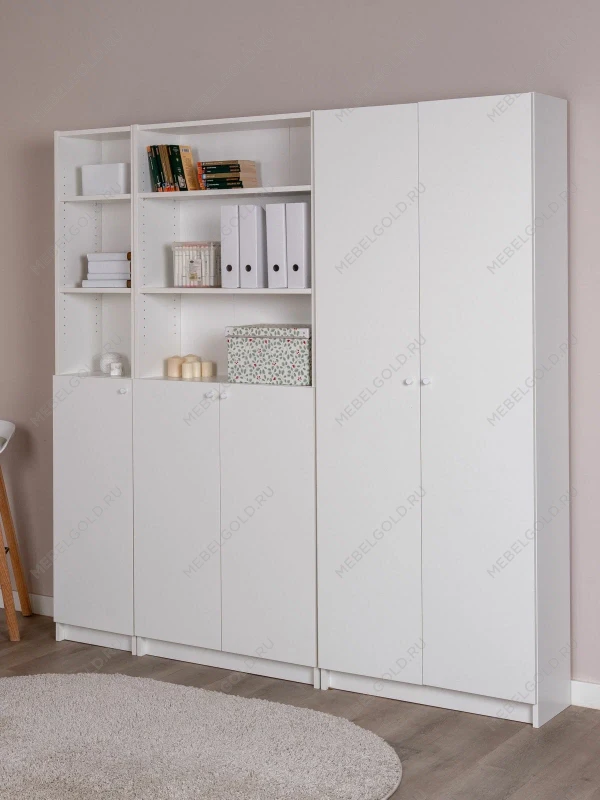 Стеллаж Варма Стэнд 78х198х28, белый | изображение 2