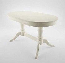 Стол Орфей-2 (Эмаль 11/Слоновая кость/шпон бук)