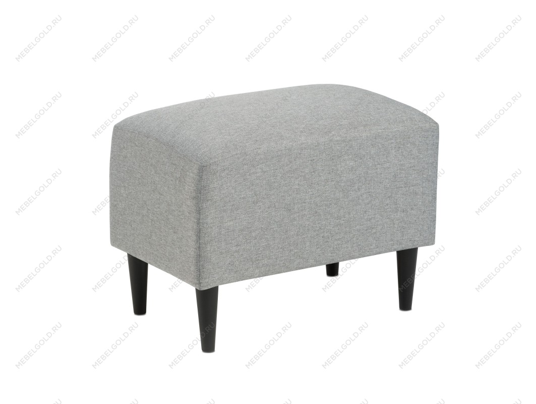 Пуф Киркас светло-серый, рогожка | изображение 1