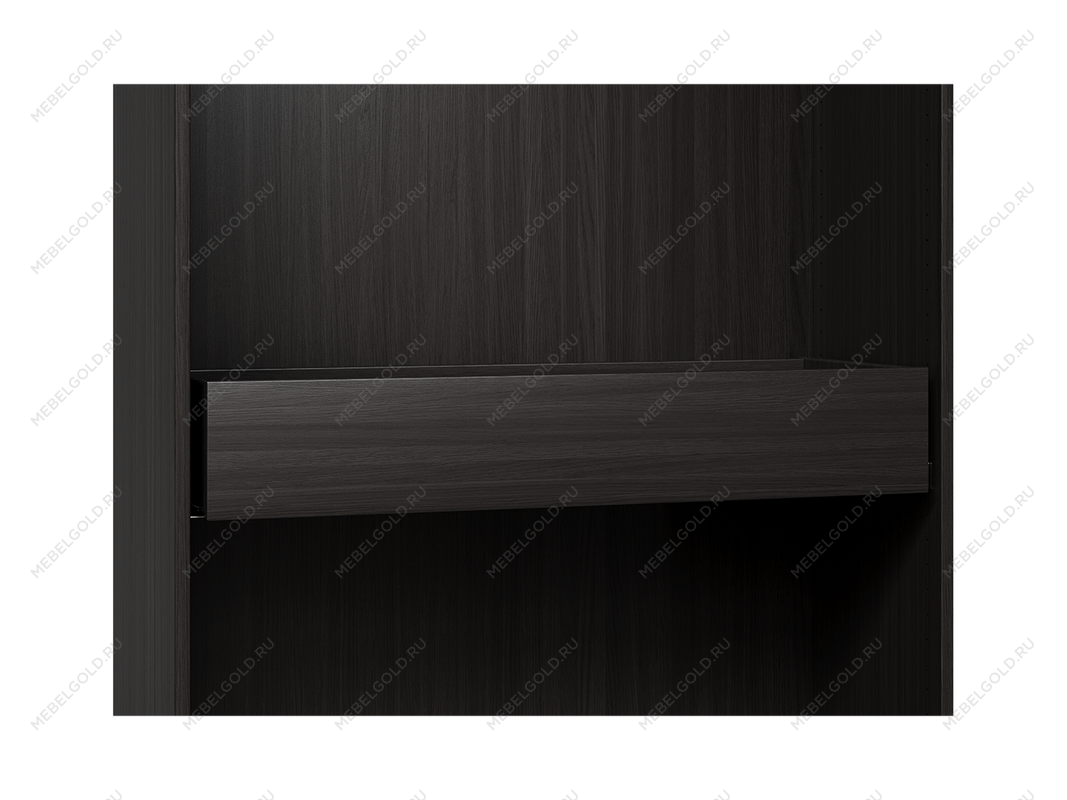 Ящик МАКС длинный выдвижной в двухдверный узкий шкаф, ДСП, цвет Дуб Венге | изображение 1