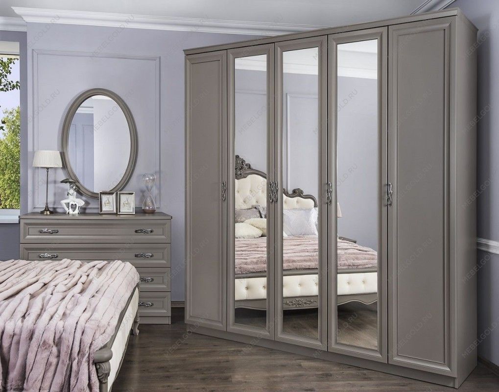 Спальня Мишель Лайт 5-ств серый камень | изображение 5