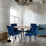 Стул обеденный Sweet, велюр, 46х55х88, Blue (синий) | изображение 9