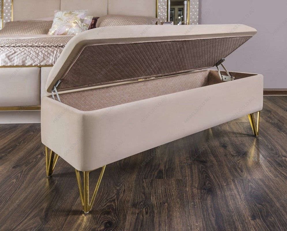 Банкетка Лара бежевый глянец | изображение 8