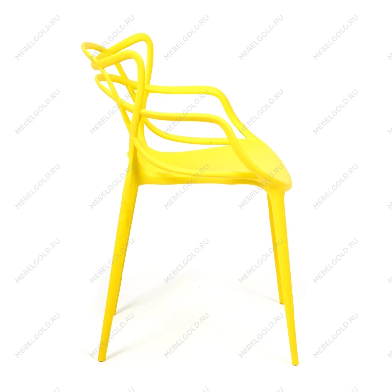 Стул Cat Chair (mod. 028), пластик, 53 x 59 x 82,5 см, желтый (Yellow Y-01) | изображение 1