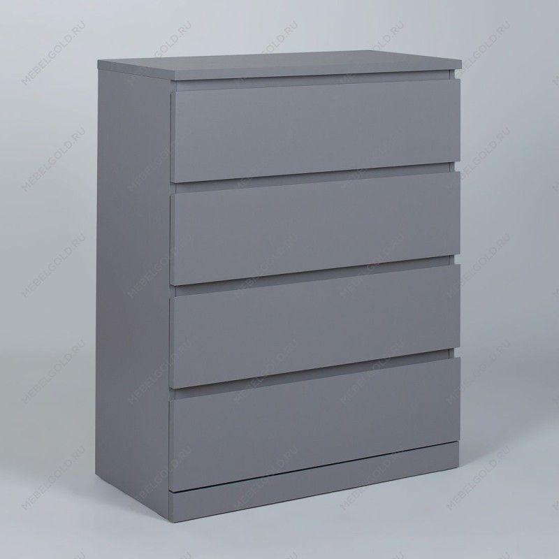МАЛЬМ / VARMA Комод ИКЕА / IKEA 4 80х100х40, серый | изображение 1