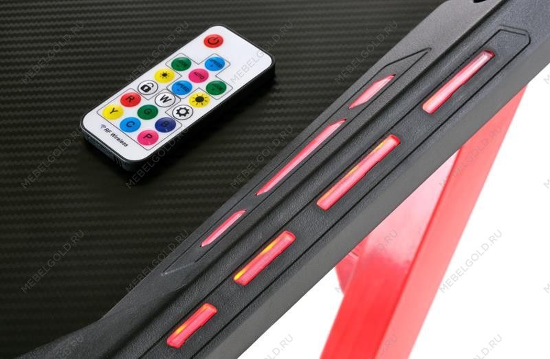 Стол компьютерный HALMAR B49 (красный/черный) | изображение 3