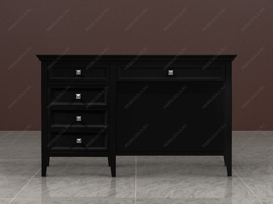 Стол письменный однотумбовый Manhattan (Черный) | изображение 1