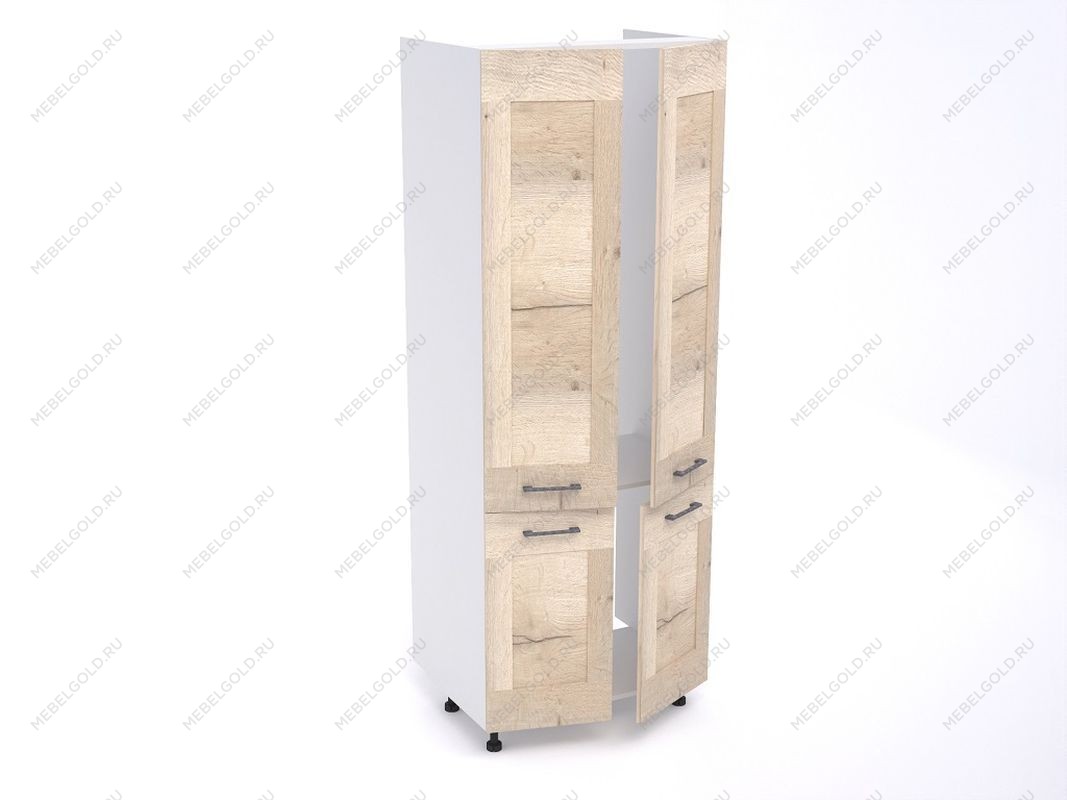 Пенал П-2, Дублин (800*570*2166) Дуб галифакс белый, 21670 | изображение 1