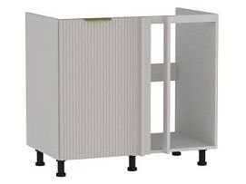 Стол под мойку угловой СМУ-100, Монза (900*554*820) Экокожа Бежевый, 23113