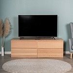 Варма Прайм 4Д комод 160x55x48 шпон дуб беленый | изображение 3