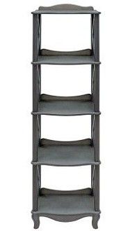 Этажерка-стеллаж Джульетта-4 (серый ясень)